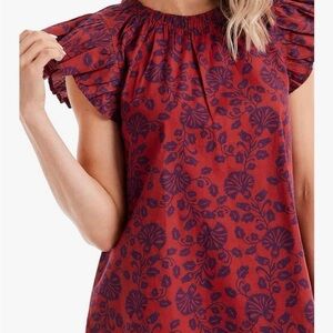 Mud Pie Salma Fall Top with Bow Detail